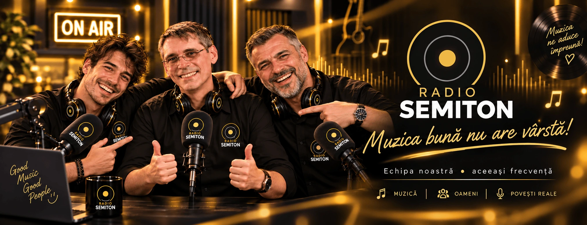 Echipa Radio Semiton – Dani, Alex și Andrei